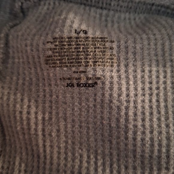 Joe Boxer  thermal long johns large - Picture 5 of 5